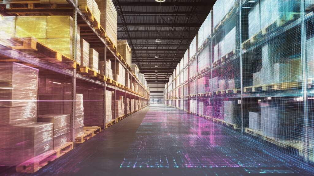 wms cloud gestao estoque armazem inteligente.jpg Sistema WMS Cloud aplicado na gestão de estoque em armazém logístico com integração digital e monitoramento em tempo real.