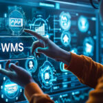 Interface de sistema WMS web com painel digital de controle logístico e monitoramento de operações em tempo real