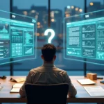 Gestor compara soluções de ERP e WMS em telas digitais lado a lado